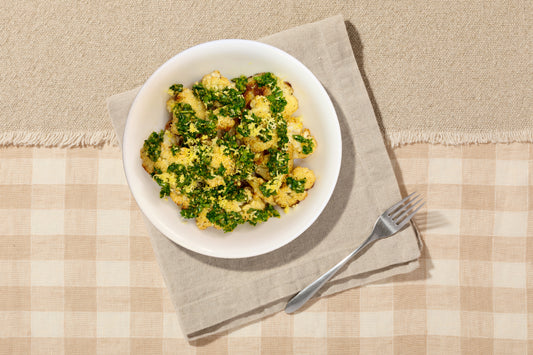 Roasted Cauliflower With Gremolata & Lemon Zest